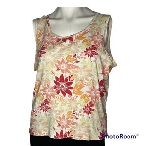 Basic Editions Floral Tank Top